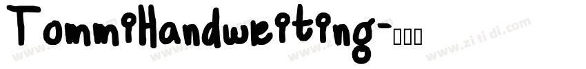 TommiHandwriting字体转换
