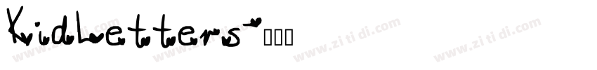 KidLetters字体转换
