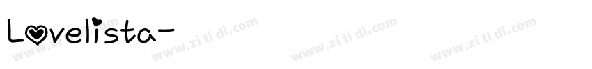 Lovelista字体转换
