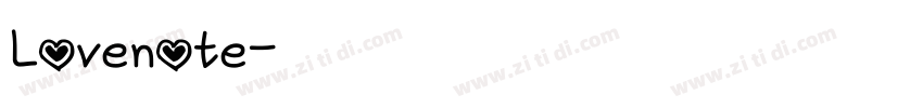 Lovenote字体转换