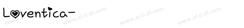Loventica字体转换