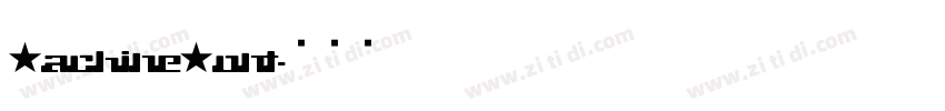 MachineFont字体转换