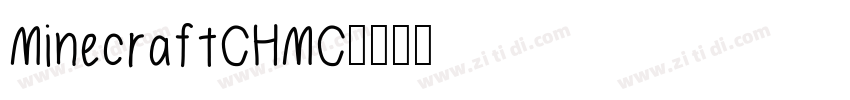 MinecraftCHMC字体转换