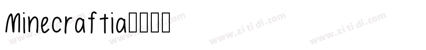 Minecraftia字体转换