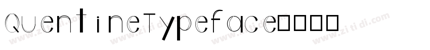 QuentineTypeface字体转换