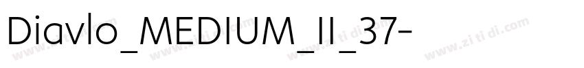 Diavlo_MEDIUM_II_37字体转换