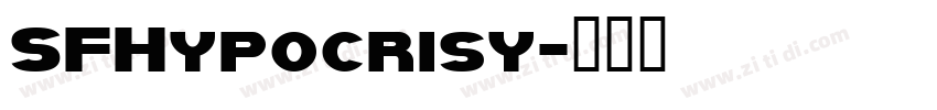 SFHypocrisy字体转换