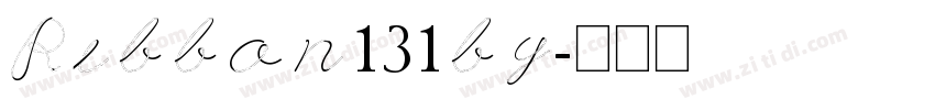 Ribbon131by字体转换