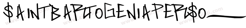 SaintBartogeniaPERSO字体转换