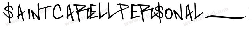 SaintCarellPERSONAL字体转换