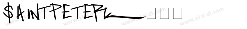 SaintPeter字体转换
