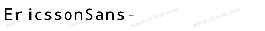 EricssonSans字体转换