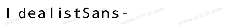 IdealistSans字体转换