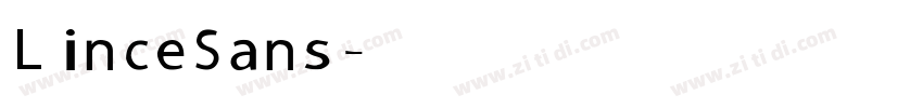 LinceSans字体转换