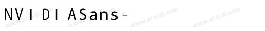 NVIDIASans字体转换