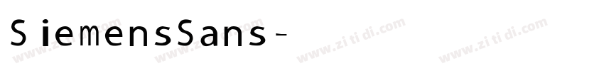 SiemensSans字体转换