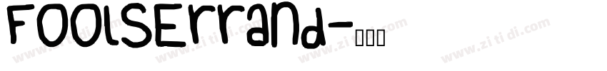FoolsErrand字体转换