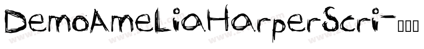 DemoAmeliaHarperScri字体转换