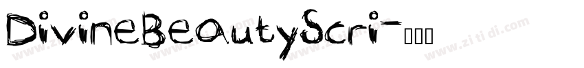 DivineBeautyScri字体转换