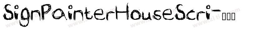 SignPainterHouseScri字体转换