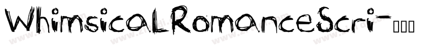 WhimsicalRomanceScri字体转换