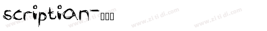 scriptian字体转换 scriptian字体转换