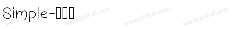 Simple字体转换