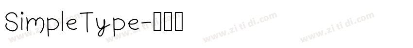 SimpleType字体转换