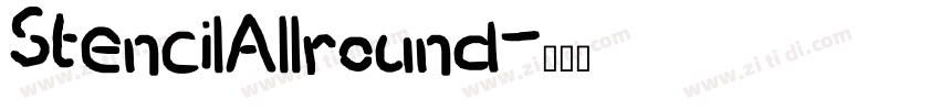 StencilAllround字体转换
