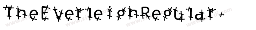 TheEverleighRegular字体转换