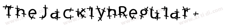 TheJacklynRegular字体转换