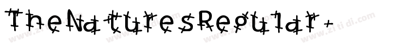 TheNaturesRegular字体转换