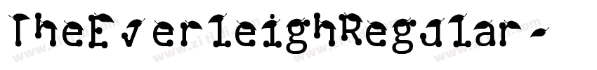 TheEverleighRegular字体转换