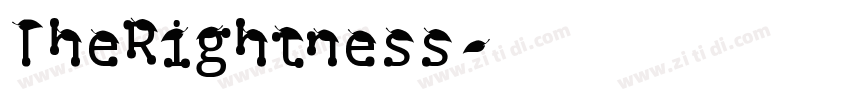 TheRightness字体转换