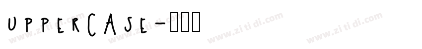 uppercase字体转换