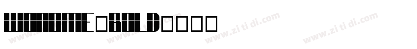 wonome-bold字体转换