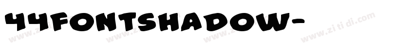 44fontshadow字体转换