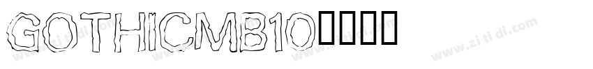 GothicMB10字体转换