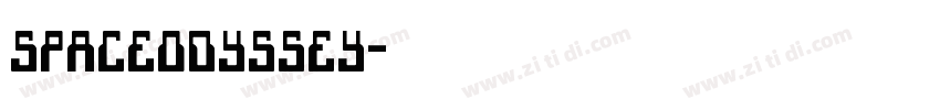 SpaceOdyssey字体转换