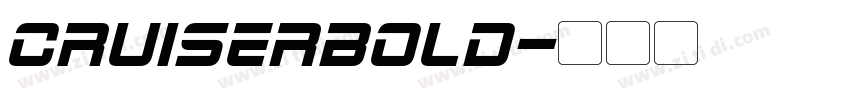 CruiserBold字体转换