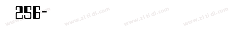 点阵图256字体转换