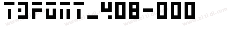 T3Font_408字体转换
