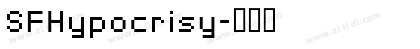 SFHypocrisy字体转换
