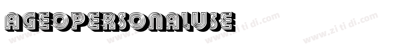ageopersonaluse字体转换