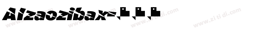 AIzaozibax字体转换