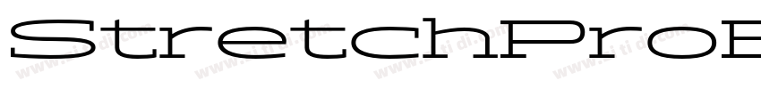 StretchProBasic字体转换