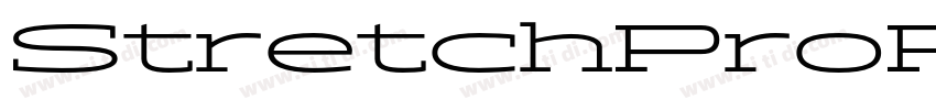 StretchProRegular字体转换
