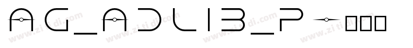 AG_AdLib_P字体转换
