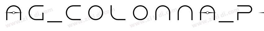 AG_Colonna_P字体转换