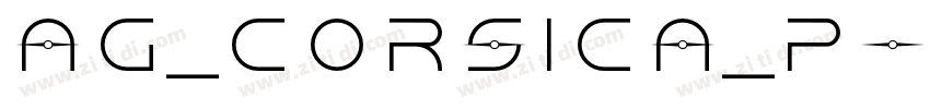 AG_Corsica_P字体转换
